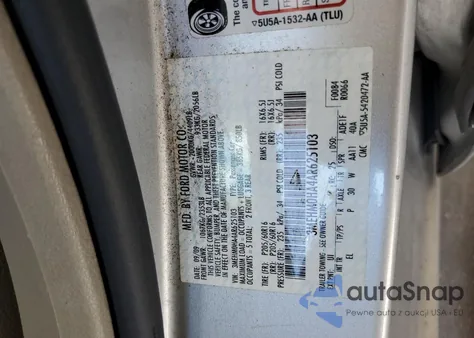 2010 Mercury Milan z USA, uszkodzony, nr VIN 3MEHM0HA4AR625103